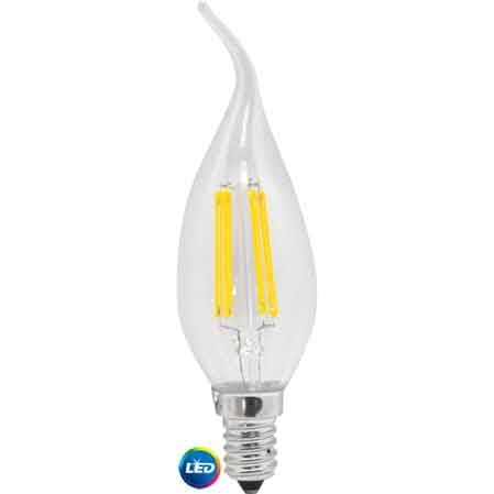 LAMPADA LED A FILAMENTO MOD. 'COLPO DI VENTO'   4W - E14 - 400Lm - 2700K