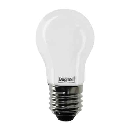 LAMPADA A LED MOD. 'SFERA' TUTTOVETRO E27 BEGHELLI 4W - 460Lm - 4000K - BEGHELLI