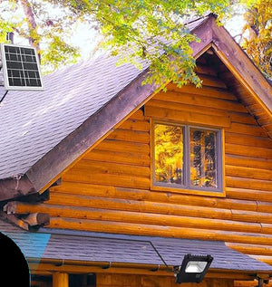 PROIETTORE A LED CON PANNELLO SOLARE 25W - 6000K 100W (EQ. 35W) - 6000K