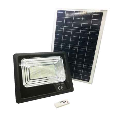 PROIETTORE A LED CON PANNELLO SOLARE 25W - 6000K 200W - 6000K