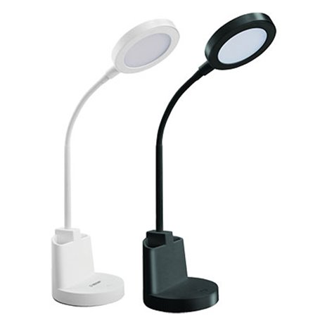 LAMPADA DA TAVOLO A LED 'SWAN 2' Col. Nero