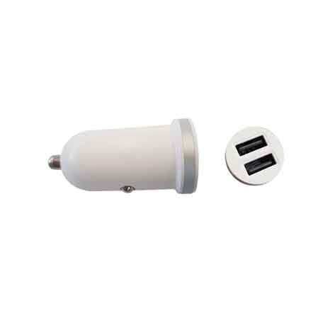 CARICATORE USB DA AUTO 2,1A - 2 USB