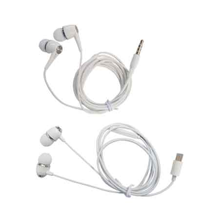 AURICOLARE CON FILO 10 Mw - 120 cm - Attacco Type C