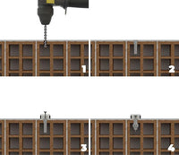 TASSELLO NCV IN BUSTA Ø 6x30 + vite 4,5x40 - conf. 10 pezzi - TECFI