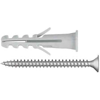 TASSELLO CON VITE E BORDO 'AX05' Ø 8x40 mm - vite 5x50 mm - 50 pezzi- TECFI