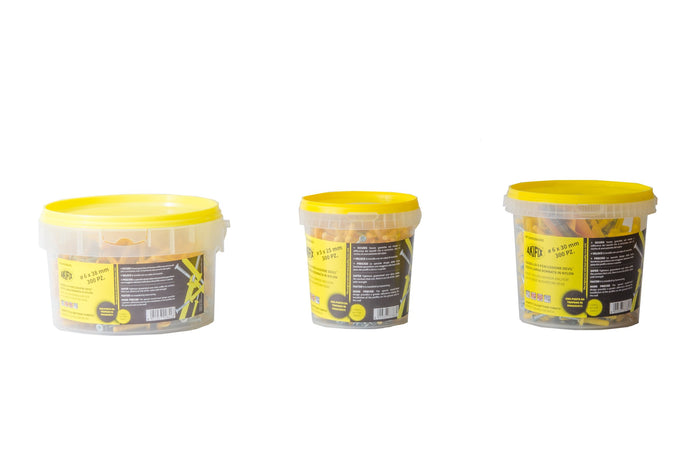 TASSELLO A PERCUSSIONE DEVIL IN BARATTOLO Ø 6x38 mm - AKIFIX