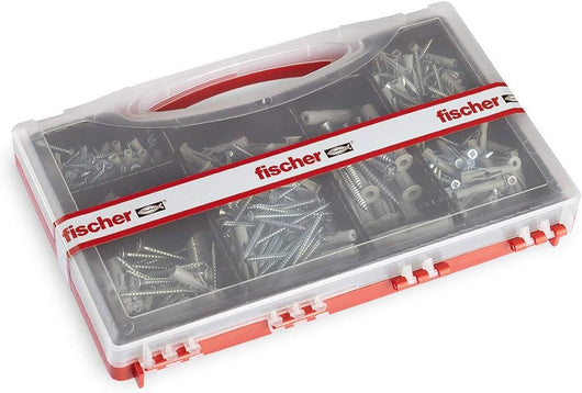 TASSELLO CON VITE 'SOS CASA' in valigetta - conf. 180 pezzi - FISCHER