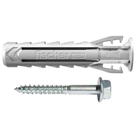 TASSELLO CON VITE 'SX PLUS BM' Ø 10x50 mm - vite 7x60 mm - 100 pezzi- FISCHER