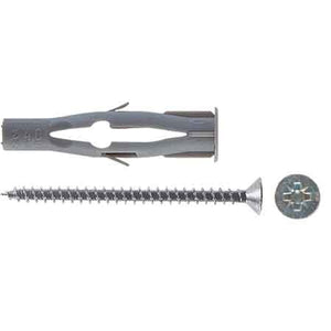 TASSELLO CON VITE 'FU-V' FU 10x60V - Ø 10x60 mm - vite 6x80 mm - 25 pezzi- FISCHER