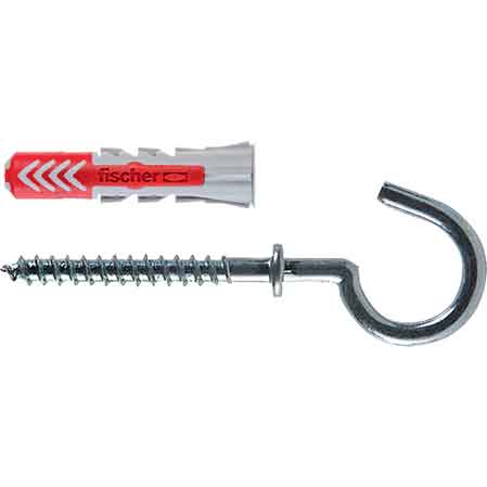 TASSELLO 'DUOPOWER' CON OCCHIOLO APERTO 6/1 - Ø 6x30 mm - 25 pezzi- FISCHER