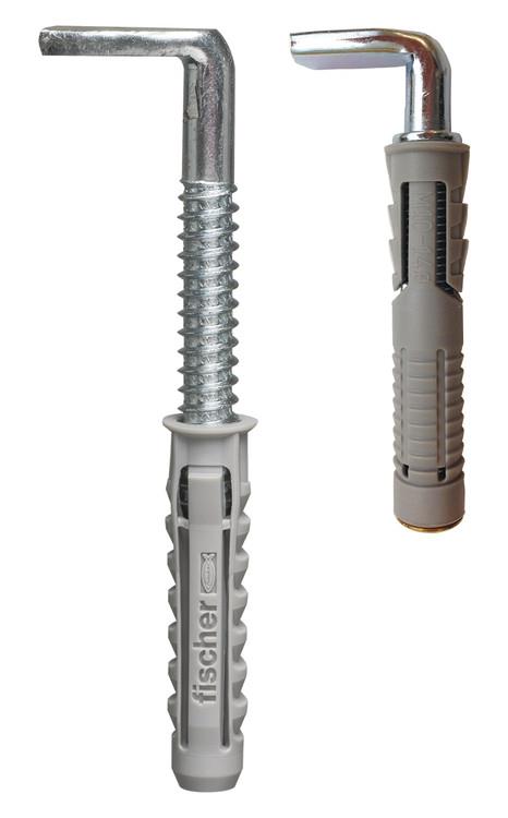 FISSAGGIO PER SCALDABAGNO/CASSETTE 'WDS' Ø 12x80 mm - confezione 2 pezzi - FISCHER