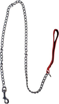 GUINZAGLIO PER CANI CON CATENA IDEAL STAR 25 mm x 120 cm - IDEAL STAR