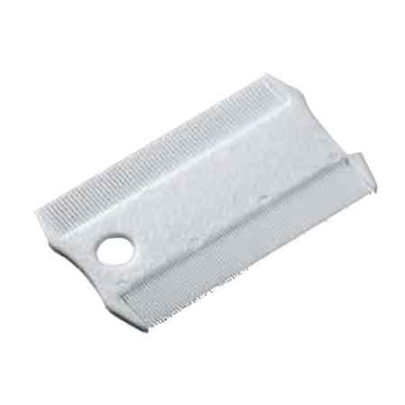 PETTINE ANTIPULCI DOPPIO PER CANI E GATTI cm 8,5x5,2x0,3h