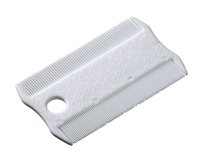 PETTINE ANTIPULCI DOPPIO PER CANI E GATTI cm 8,5x5,2x0,3h