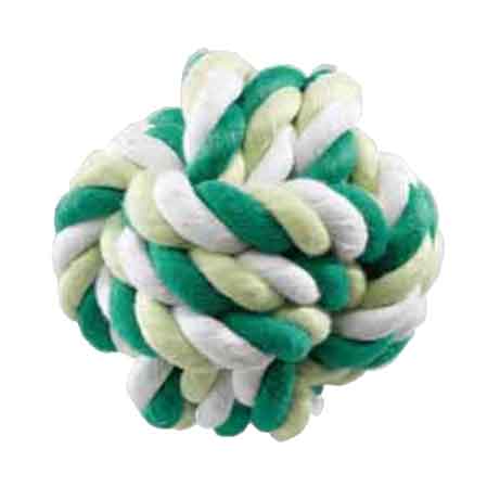 GIOCO PER CANI 'PALLINA INTRECCIATA' Ø 8 cm
