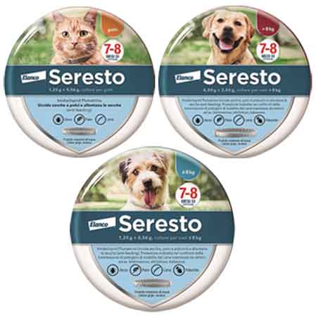 COLLARE ANTIPARASSITARIO 'SERESTO' Per cani < 8Kg - FRONTLINE