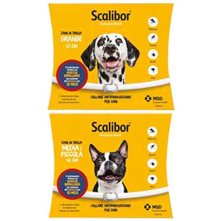 COLLARE ANTIPARASSITARIO 'SCALIBOR' 48 cm - Per cani