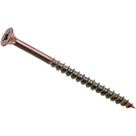 VITE PER LEGNO TSP FILETTO PARZIALE BRONZATA 4,0x60/35 mm - 200 pezzi- AMBROVIT