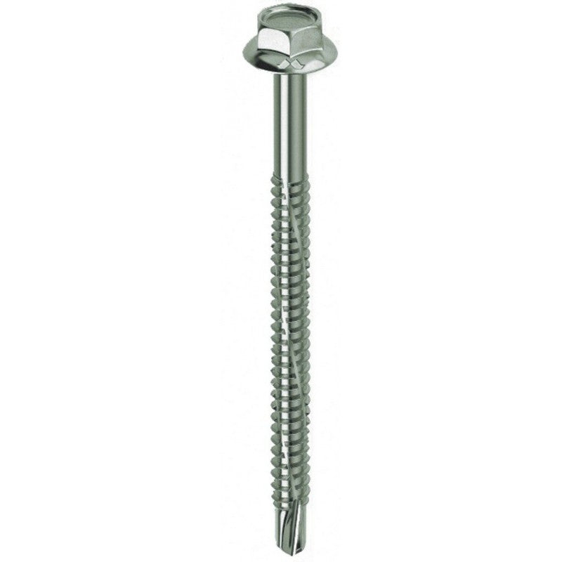 VITE AUTOPERFORANTE TE FLANGIATA TECFI 6,3x150/70 mm - 100 pezzi- TECFI