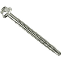 VITE AUTOPERFORANTE TE FLANGIATA TECFI 6,3x200/70 mm - 100 pezzi- TECFI