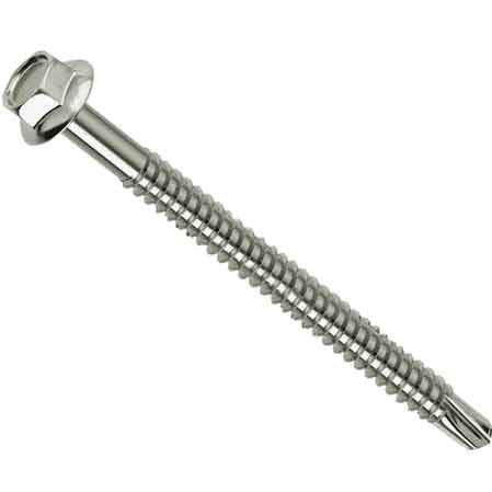 VITE AUTOPERFORANTE TE FLANGIATA TECFI 6,3x200/70 mm - 100 pezzi- TECFI