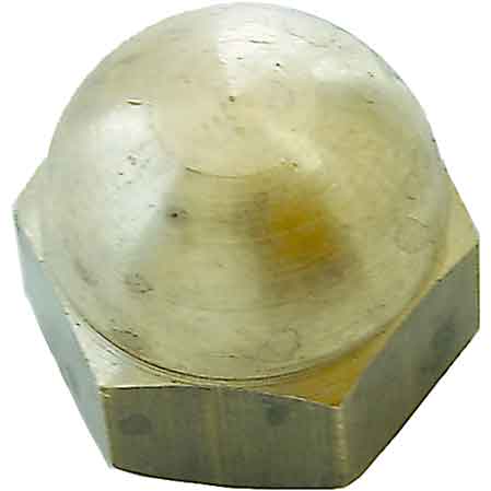 DADO CIECO IN OTTONE M6 - 200 pezzi