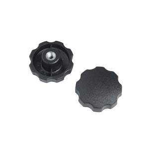 VOLANTINO CON BUSSOLA IN FERRO FILETTATA Ø mm 40 - M. 6 - 50 pezzi