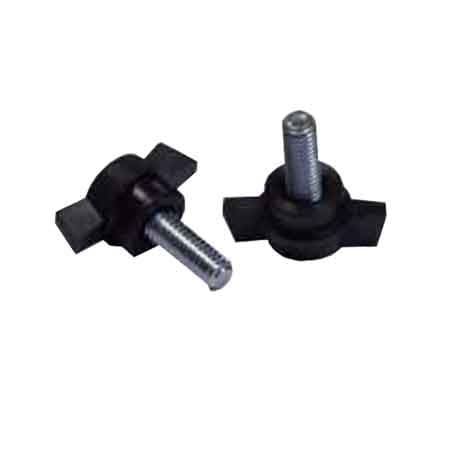 VOLANTINO A FARFALLA CON PERNO FILETTATO 6 mm - 50 pezzi