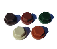 CAPPUCCIO PER VITI ESAGONALI 10 mm - Bianco grigiastro - 100 pezzi