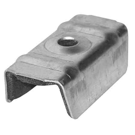 CAPPELLOTTO GRECA 15 mm 50x15x15h - Bianco grigiastro - 50 pezzi