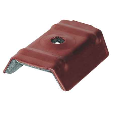 CAPPELLOTTO GRECA 20 mm 50x20x15h - Zincato - 50 pezzi