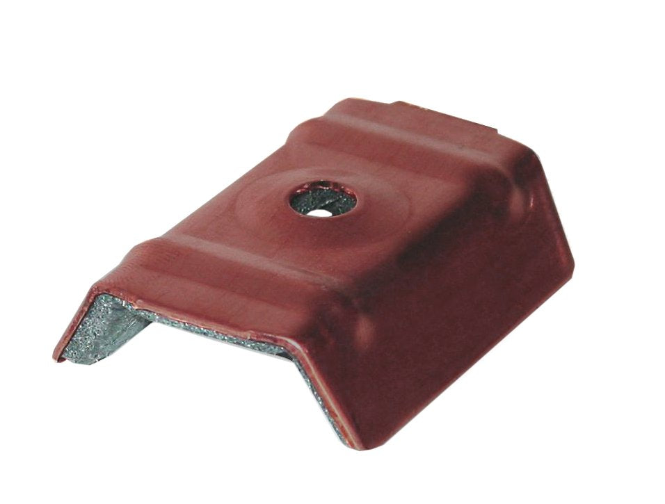 CAPPELLOTTO GRECA 25 mm 50x25x15h - Rosso Siena - 50 pezzi