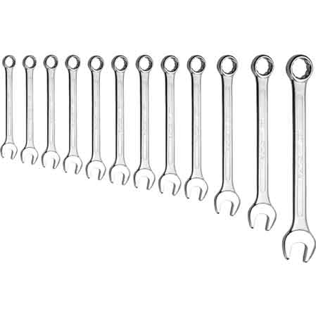 SERIE CHIAVI COMBINATE MUNDIAL 12 PEZZI 6÷22 mm - MUNDIAL