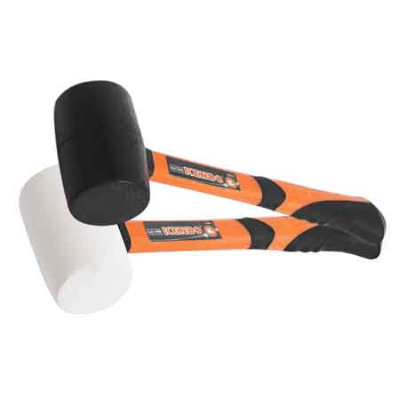 MAZZUOLA IN GOMMA M. FIBRA KENDO 450 gr - colore nero - KENDO