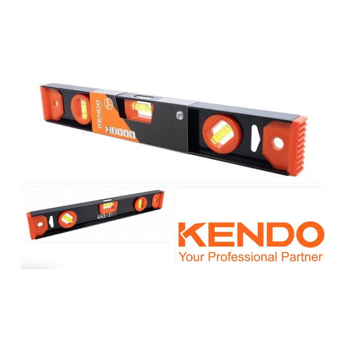 LIVELLA ALLUMINIO TRE BOLLE KENDO 120 cm - KENDO