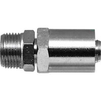 ATTACCO MASCHIO CON PORTAGOMMA Ø 6x14 mm - Fil. 1/4 - 10 pezzi- SPIRALFLEX