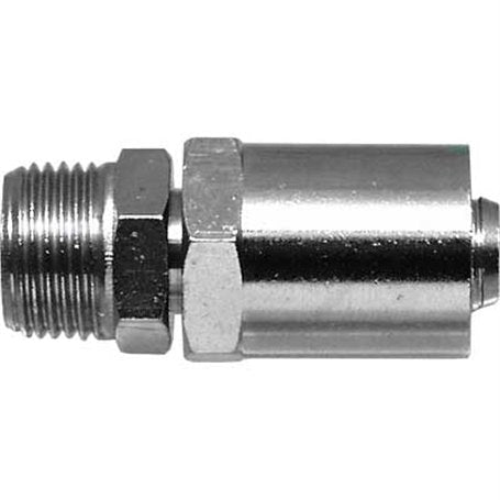ATTACCO MASCHIO CON PORTAGOMMA Ø 6x14 mm - Fil. 1/4 - 10 pezzi- SPIRALFLEX