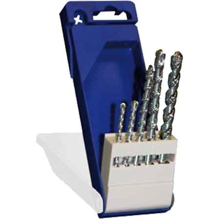 SERIE PUNTE PER MURO 5 PEZZI 4÷10 mm - ECEF