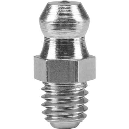 INGRASSATORE TIPO HYDRAULIK DIRITTO 'BLISTER' M8x1 - 10 pezzi- PRESSOL