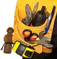 BORSA PER CARPENTIERE IDEAL STAR PLUS IN PELLE - - IDEAL STAR