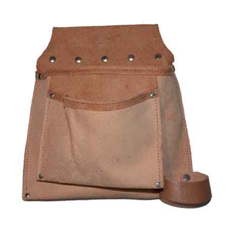 BORSA CARPENTIERE CON PORTAMARTELLO Con due tasche