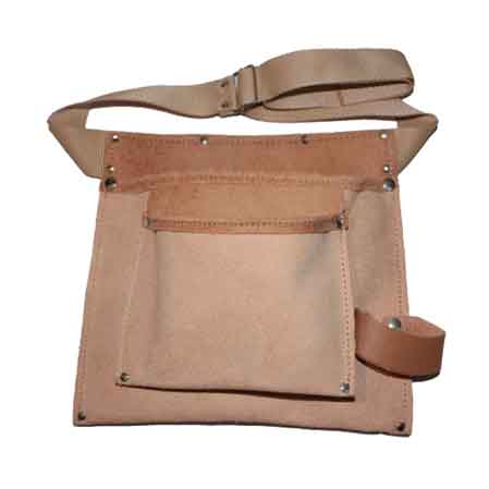 BORSA CARPENTIERE Con due tasche, portamartello e cintura in nylon