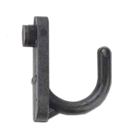 GANCIO PER PANNELLO FORATO 'CURVO' 25 mm - 100 pezzi