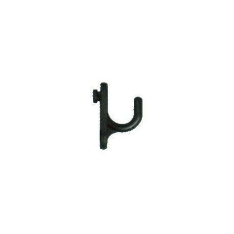 GANCIO PER PANNELLO FORATO 'CURVO' 25 mm - 100 pezzi