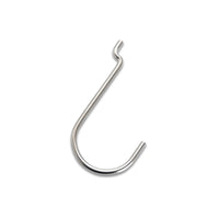 GANCIO PER PANNELLO FORATO TIPO 'N.5' 40x75 mm - 200 pezzi