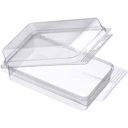 BIVALVA TERMOFORMATA IN PVC  110x50x30 mm