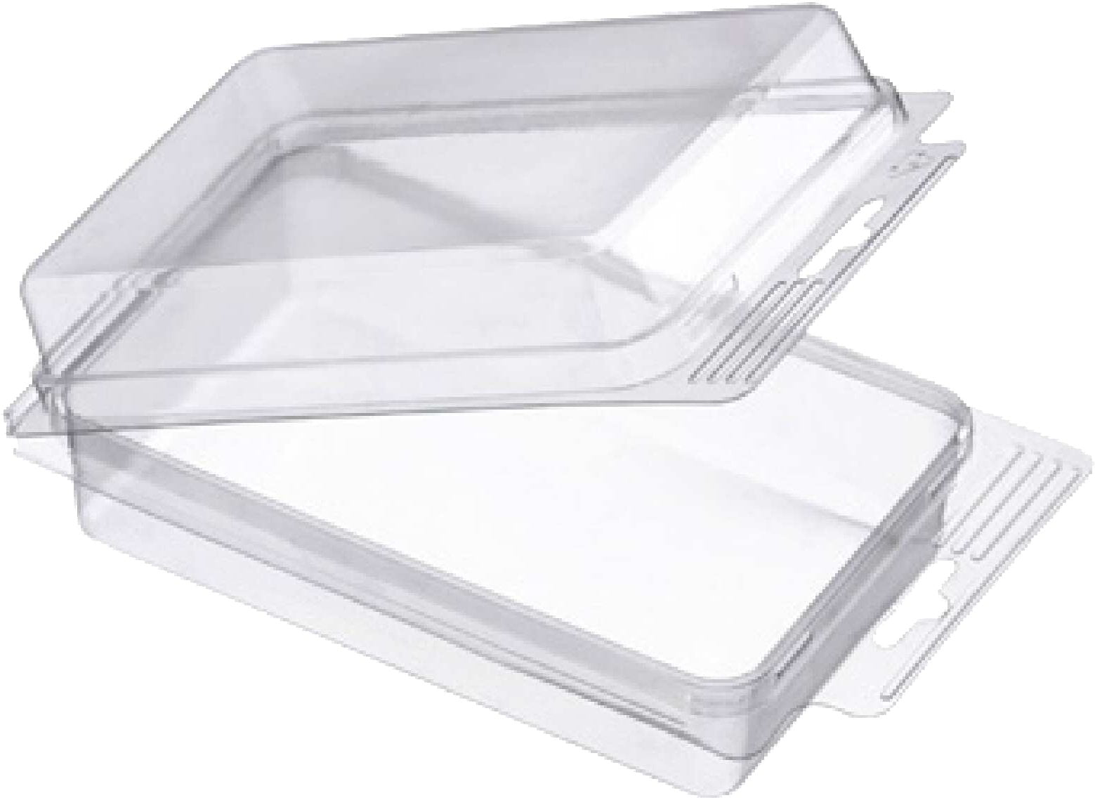 BIVALVA TERMOFORMATA IN PVC  110x50x30 mm