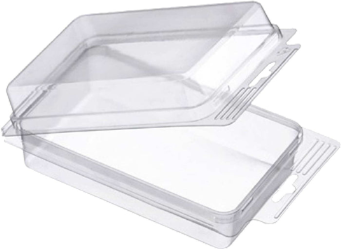 BIVALVA TERMOFORMATA IN PVC  110x50x30 mm