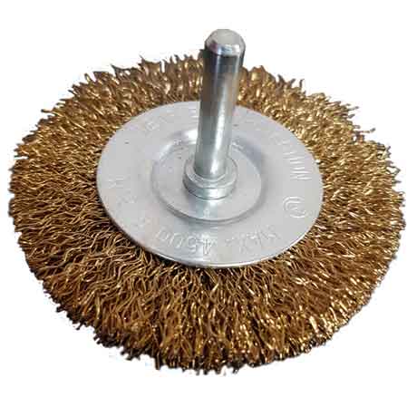 SPAZZOLA CIRCOLARE IDEAL STAR CON GAMBO Ø 75 mm - IDEAL STAR