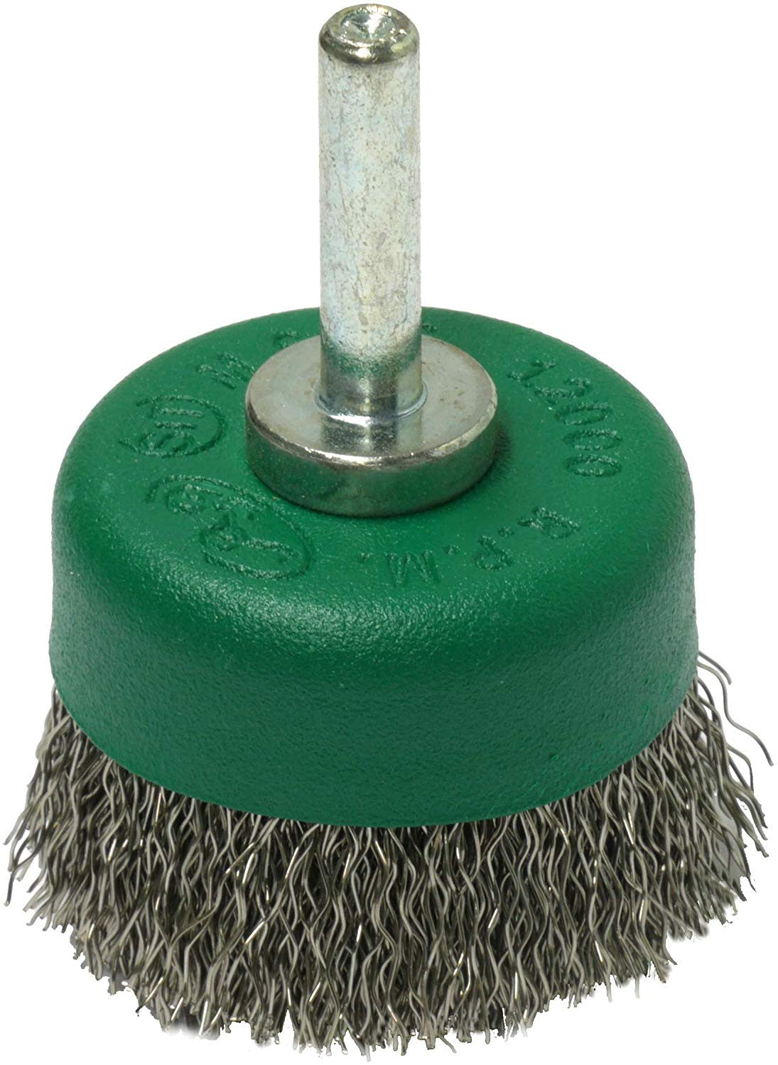 SPAZZOLA A TAZZA INOX CON GAMBO 'SIT' Ø 75 mm